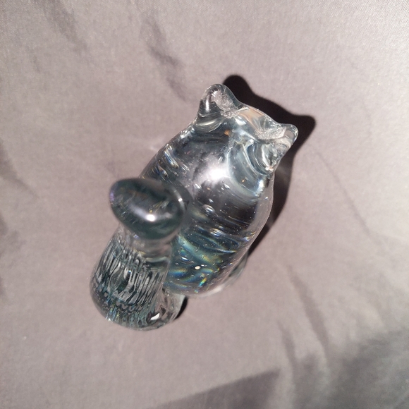 VTG Altaglass Solid Glass Squirrel 1980 Made In Canada Marked Bubble Paperweight - Picture 4 of 9